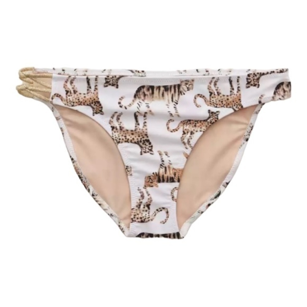 Aerie Knot Bikini Bottom- Big Cats